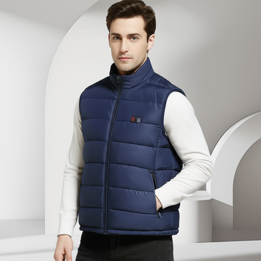 Veste sans manche chauffante 9 zones – Confort thermique garanti